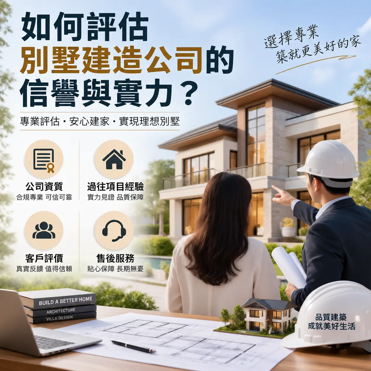 如何评估 遵义 别墅建造公司的信誉与实力？