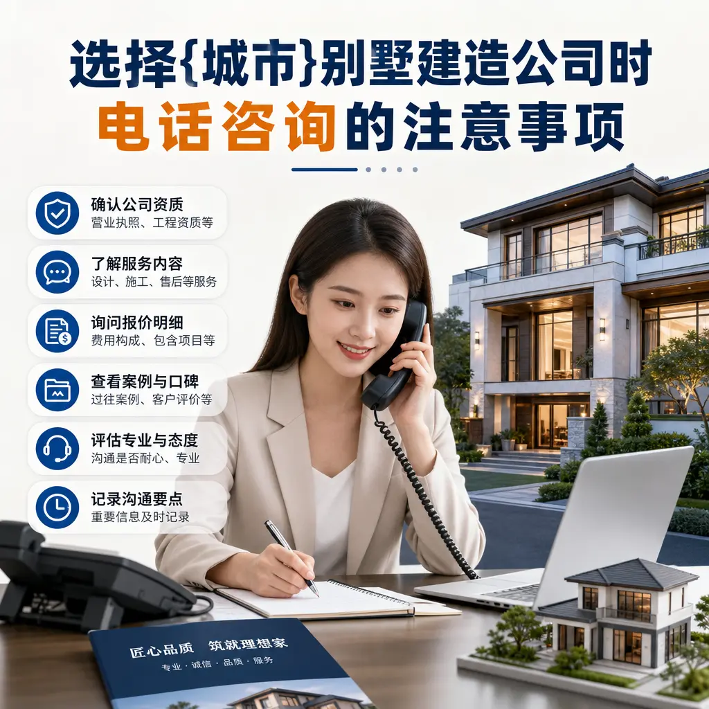 选择遵义别墅建造公司时，电话咨询的注意事项