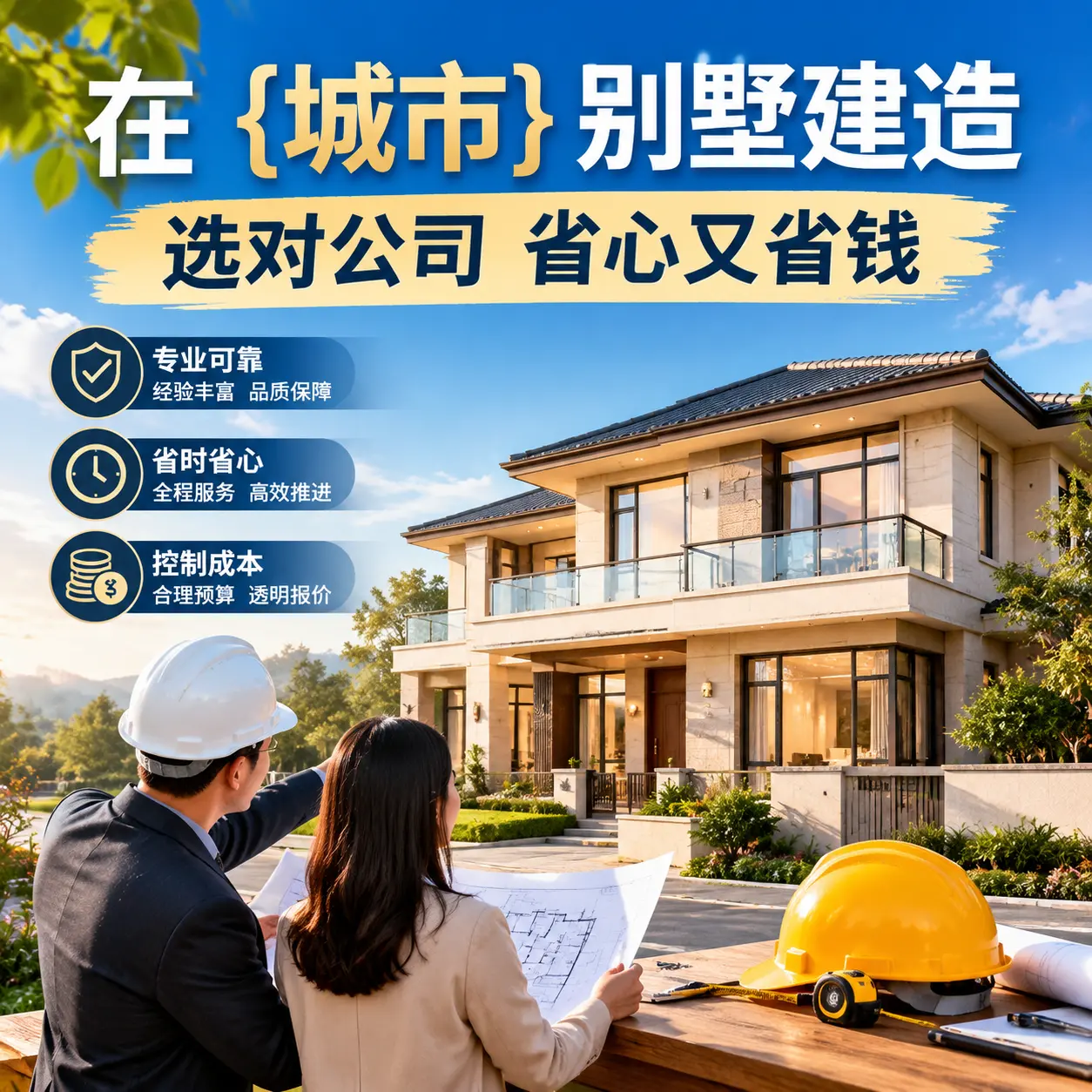 在 遵义 别墅建造，选对公司省心又省钱