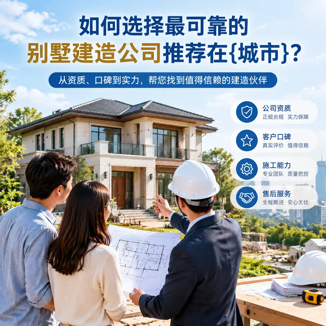 如何选择最可靠的别墅建造公司推荐在遵义？