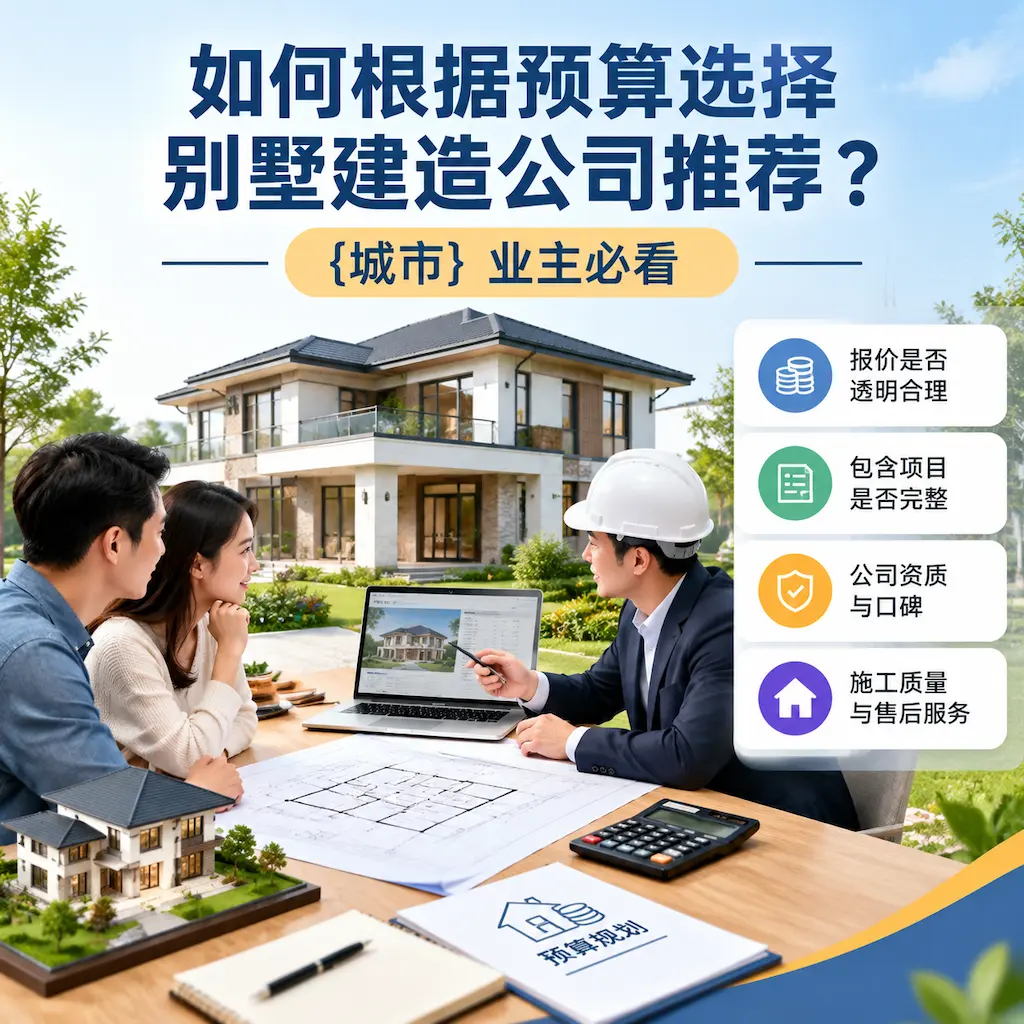 如何根据预算选择别墅建造公司推荐? 遵义 业主必看