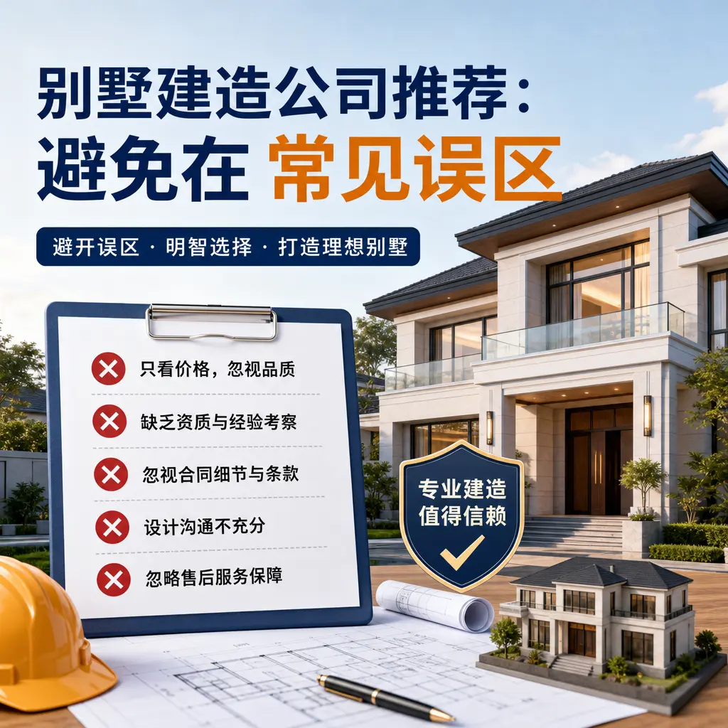 别墅建造公司推荐:避免在 遵义 的常见误区